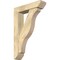 Ekena Millwork Funston Slat Rough Sawn Bracket w/ Offset Brace, Douglas Fir, 6"W x 24"D x 36"H BKT0604X24X36FST06RDF - alternate 1